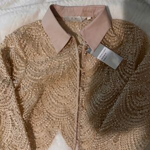 Beige women long sleeve